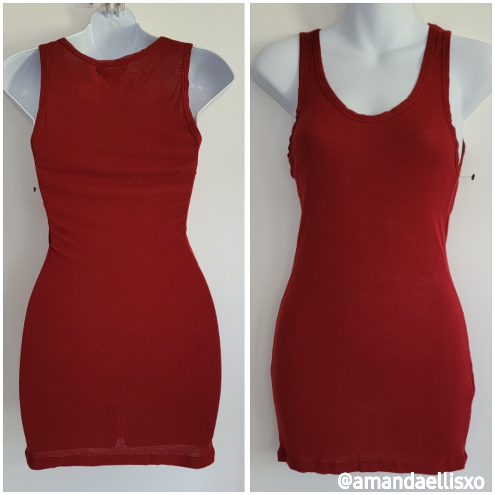 Lucky Brand Red Sleeveless Top